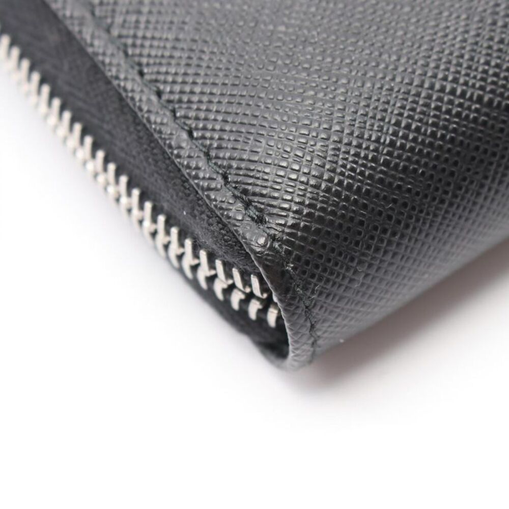 Prada Saffiano Leather Long Zip Wallet - Picture 6 of 6